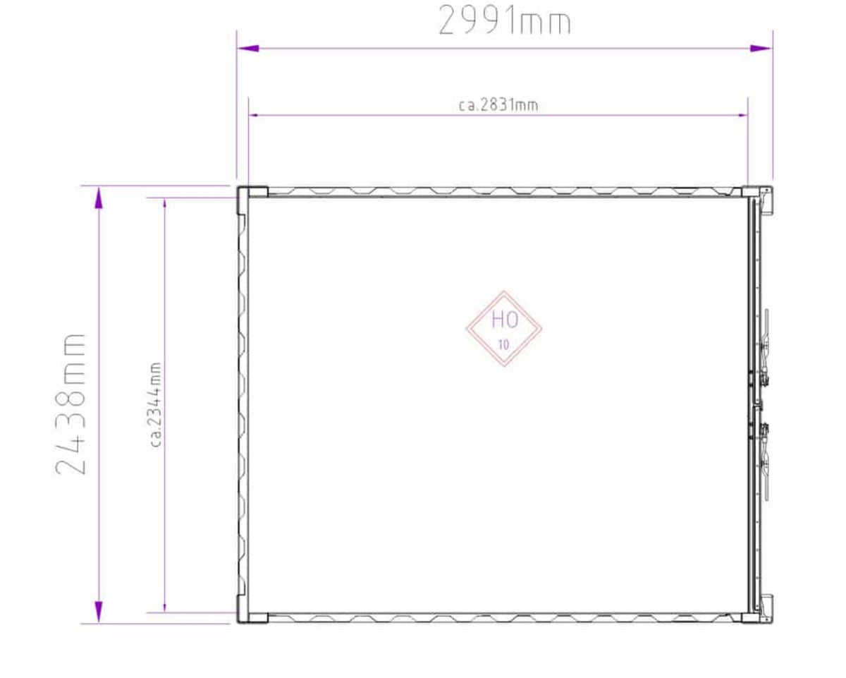 10' Lagercontainer