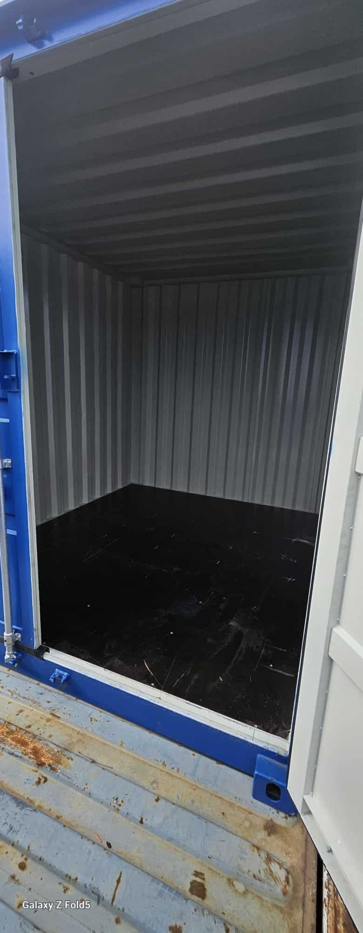 10′ Lagercontainer (Enzianblau)