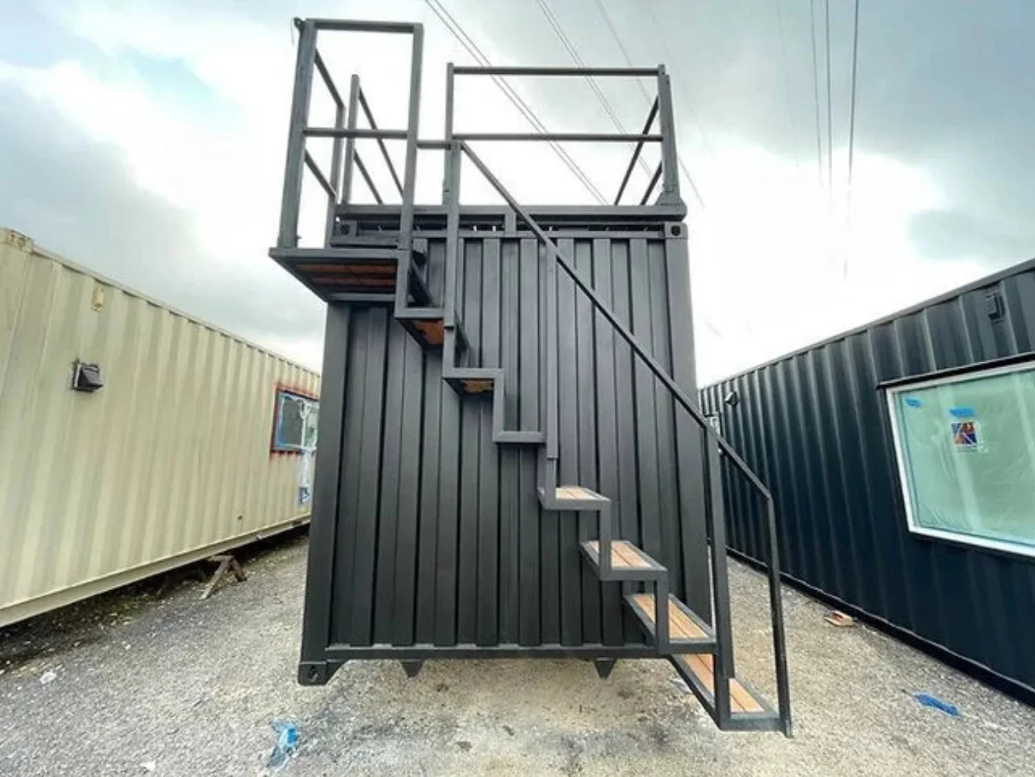 40-Fuß-Containerhaus – versandfertig