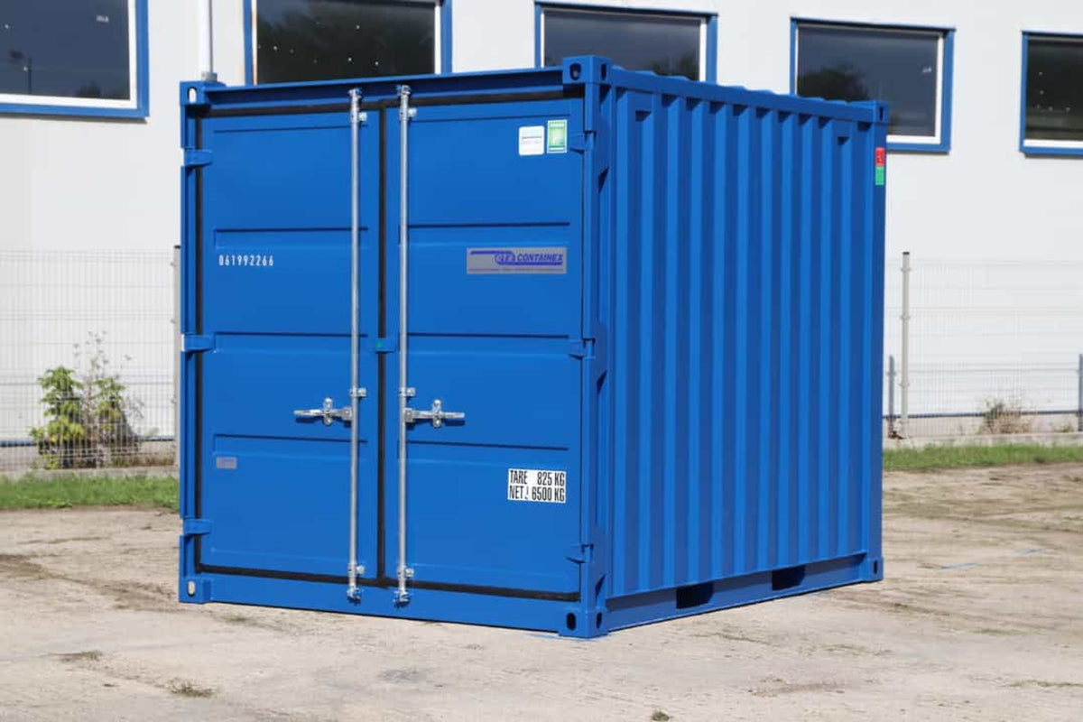 8' Lagercontainer (Enzianblau)