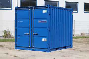 8' Lagercontainer (Enzianblau)