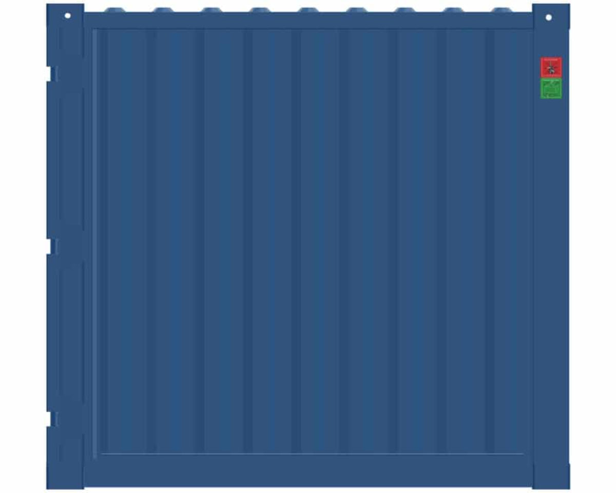 8' Lagercontainer (Enzianblau)
