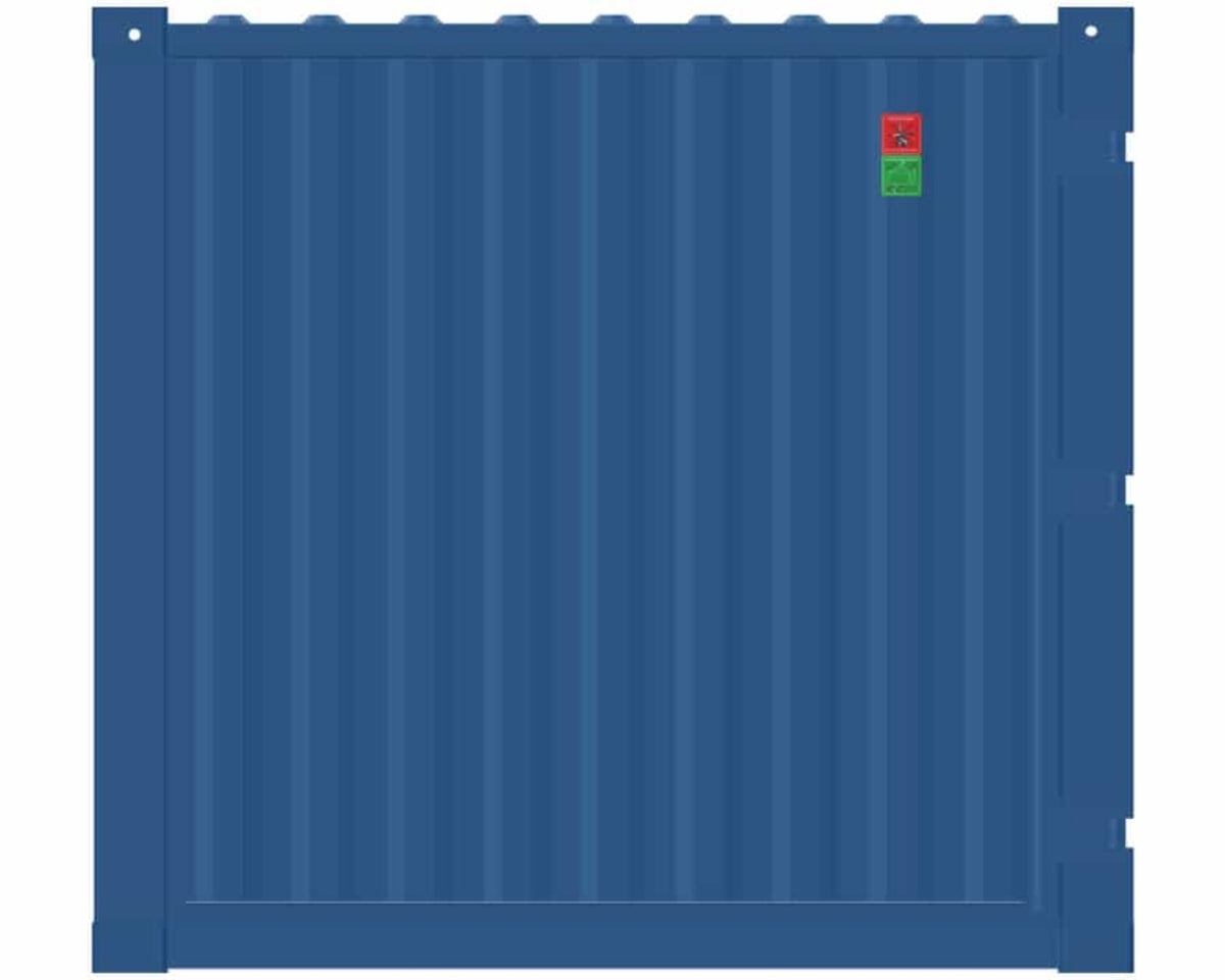 8' Lagercontainer (Enzianblau)