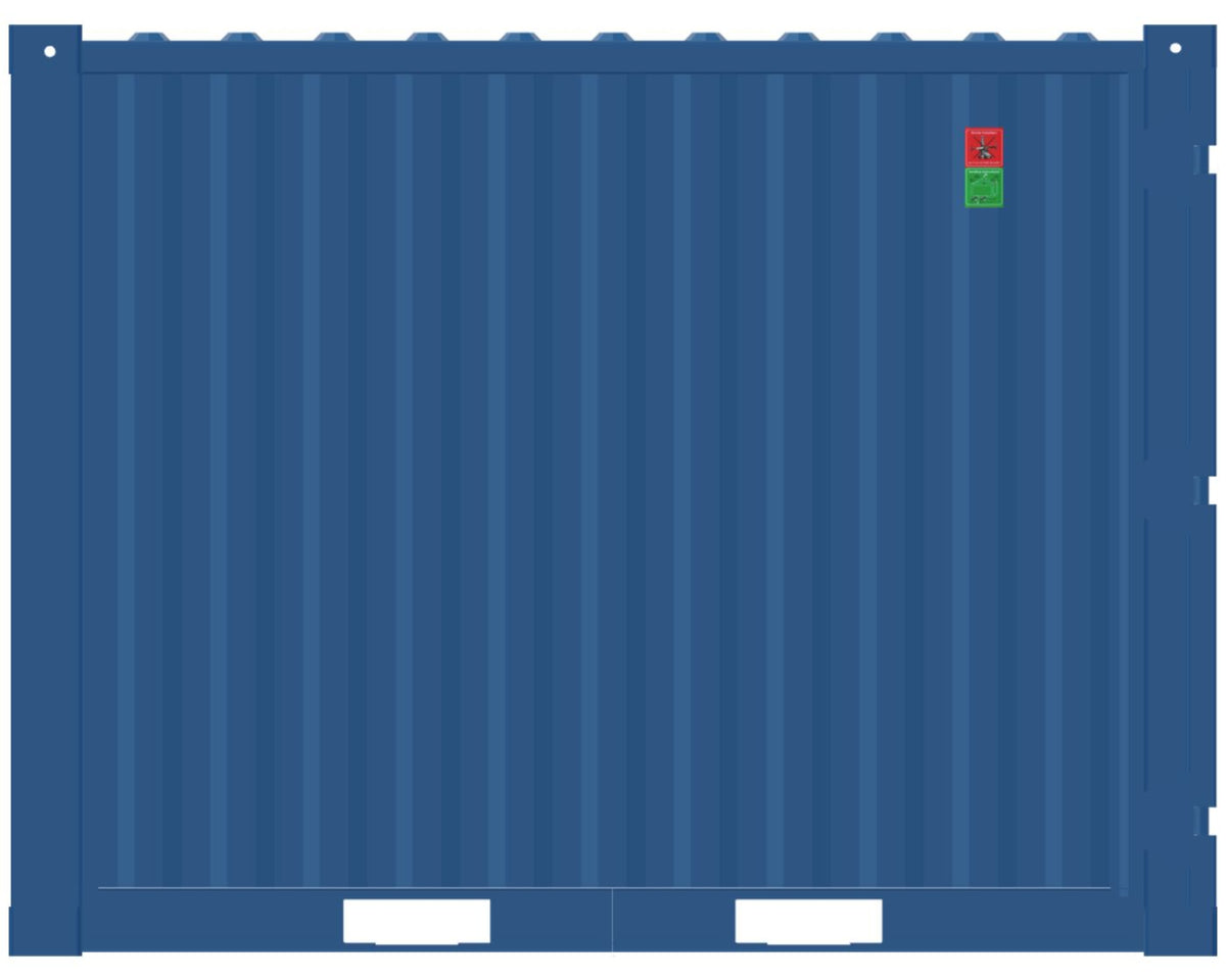 9' Lagercontainer (Enzianblau)