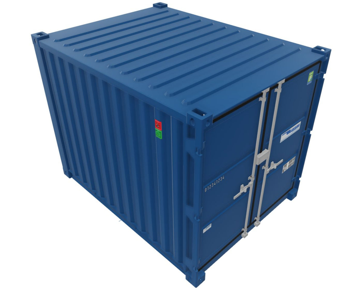 9' Lagercontainer (Enzianblau)