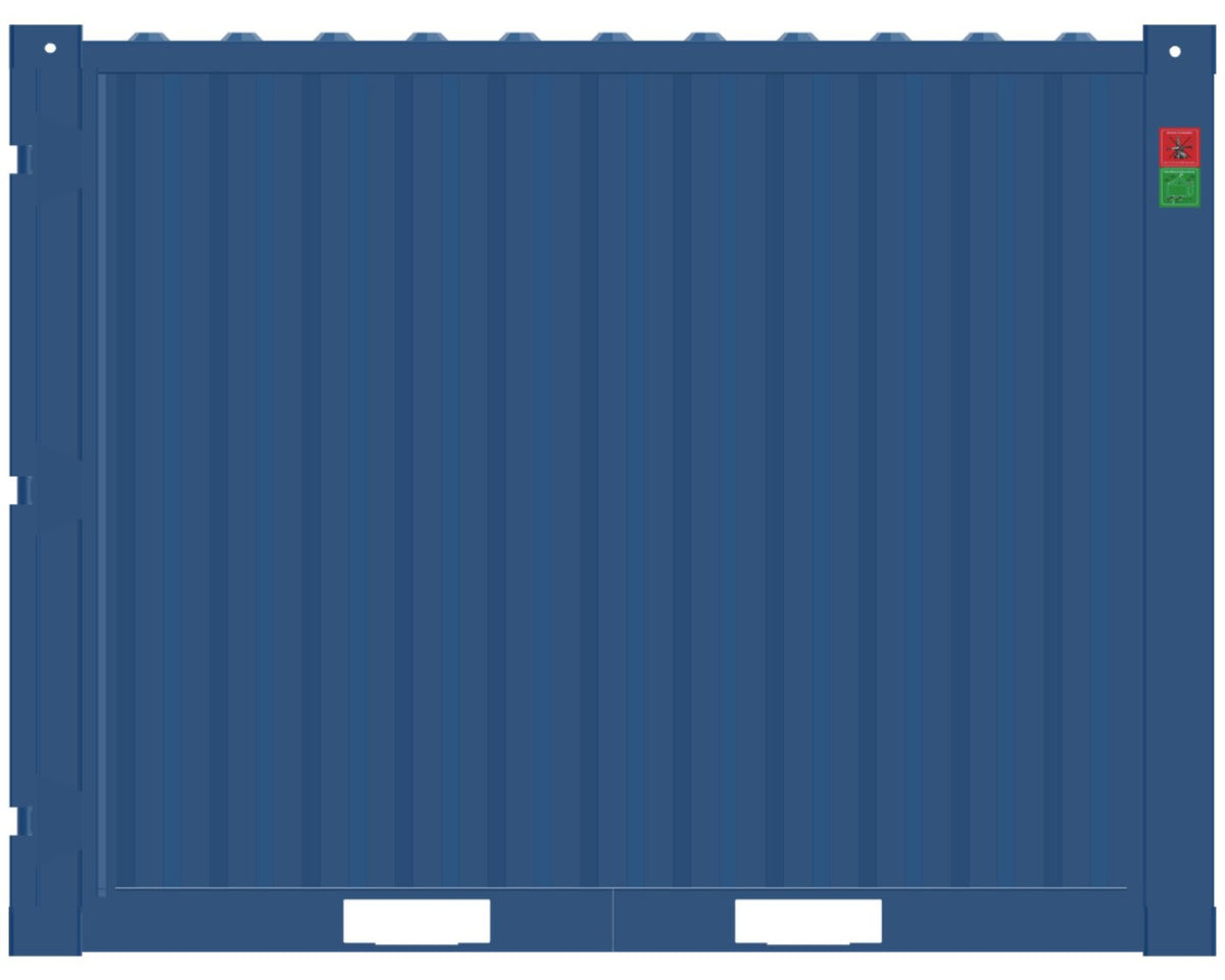 9' Lagercontainer (Enzianblau)