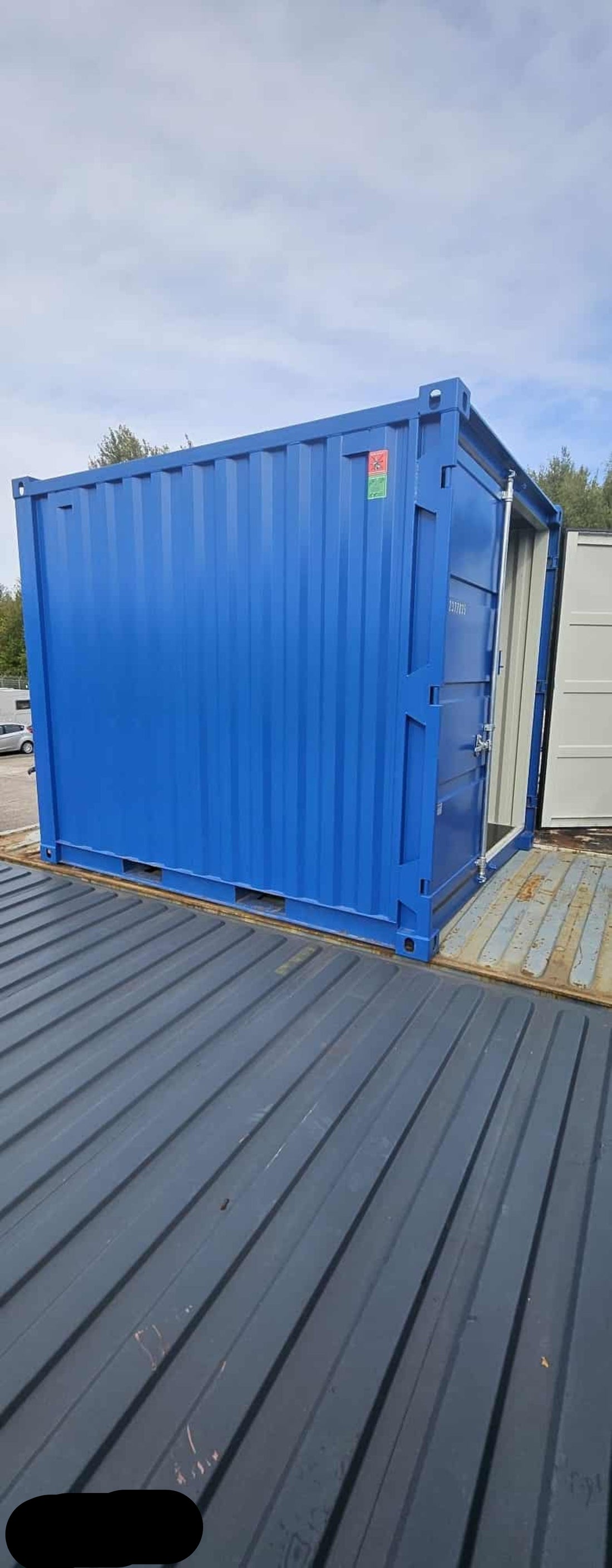 10′ Lagercontainer (Enzianblau)