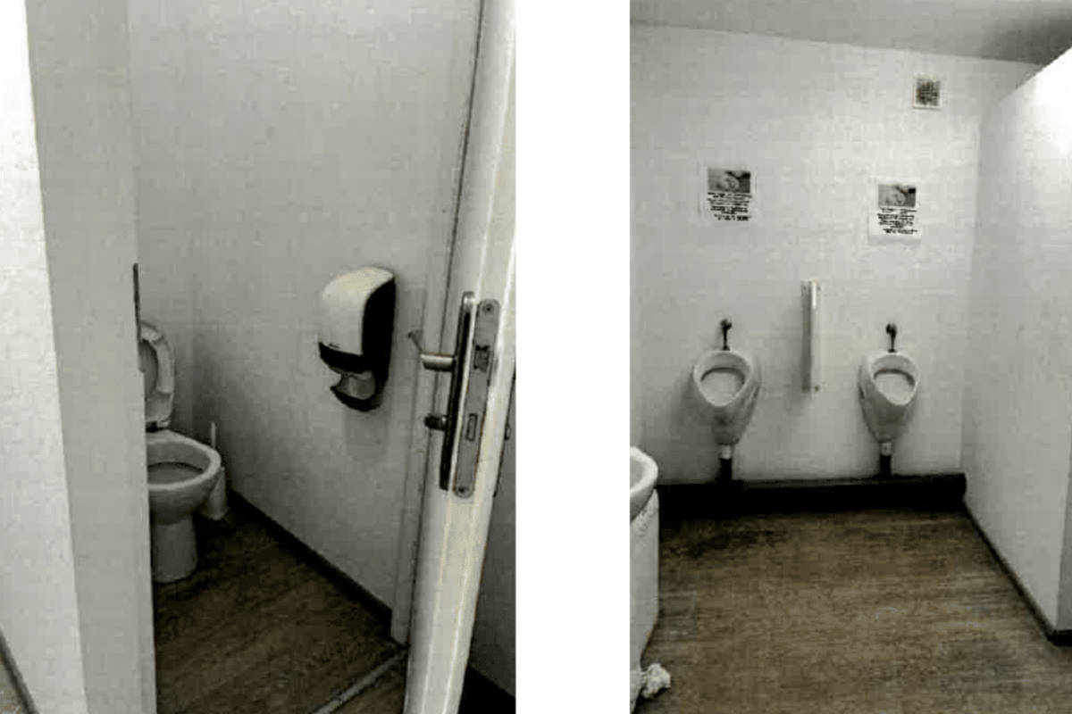 WC-Container (je 1 Damen und 1 Herren WC)