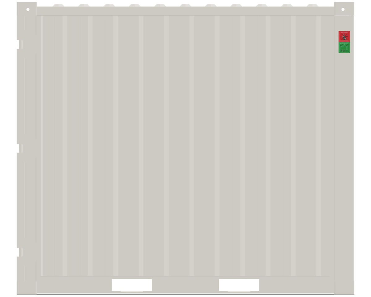 10' Lagercontainer (Reinweiß)