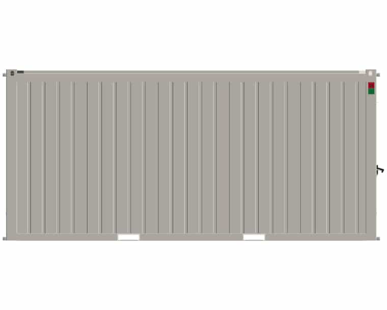 20' Containeranlage CLASSIC Line (Reinweiß)