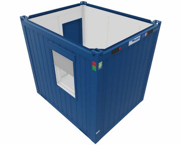 10' Bürocontainer CLASSIC Line (Enzianblau)