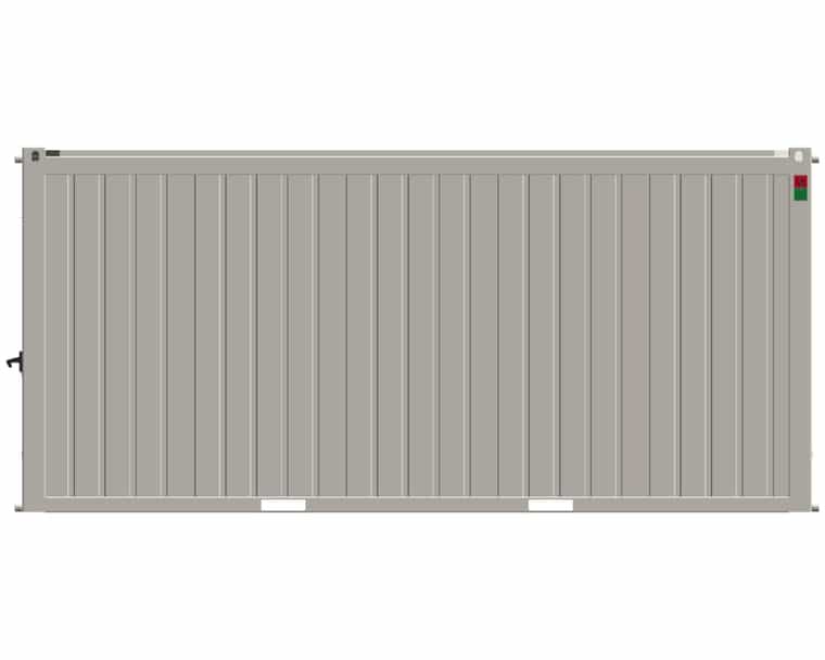 20' Containeranlage CLASSIC Line (Reinweiß)