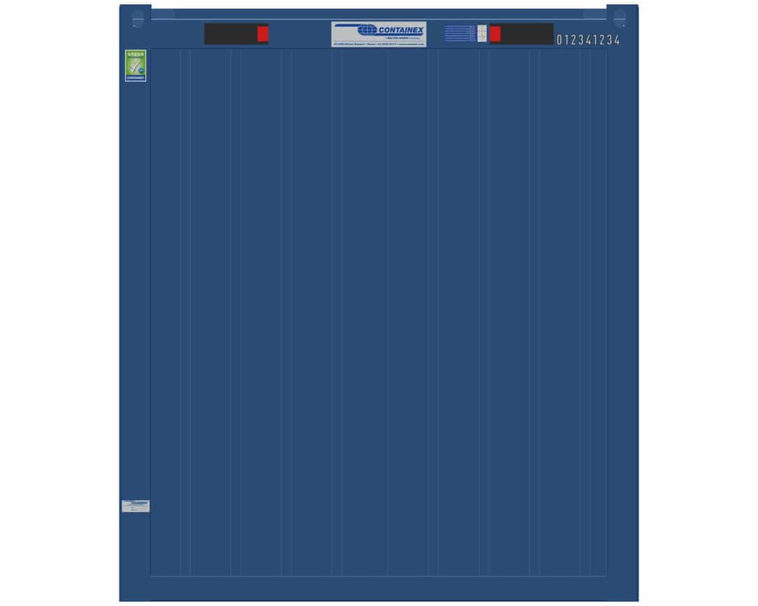 10' Bürocontainer CLASSIC Line (Enzianblau)